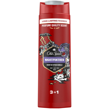 Гель для душу 3 в 1 Old Spice Night Panther, 400 мл - Pampik