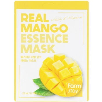 Маска для лица FarmStay Real Mango Essence Mask с экстрактом манго 23 мл - Pampik