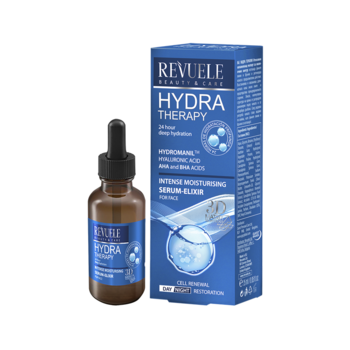 Интенсивно увлажняющая сыворотка-эликсир для лица Revuele Hydra Therapy Intense Moisturizing Serum-Elixir, 30 мл - Pampik