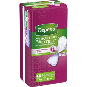Урологічні прокладки Depend Active-Fit Mini, 14 шт. - Pampik