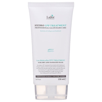 Протеїнова маска для сухого та пошкодженого волосся La'dor Hydro LPP Treatment, 150 мл - Pampik