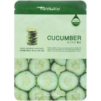 Маска для лица FarmStay Visible Difference с огурцом 23 мл - Pampik