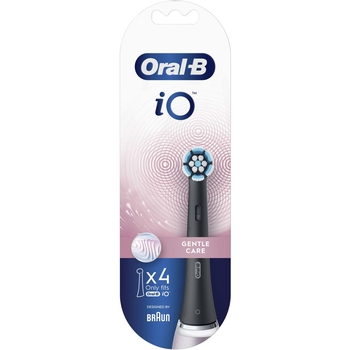 Насадки для электрической зубной щетки Oral-B iO Gentle Care, черный, 4 шт. - Pampik - 2