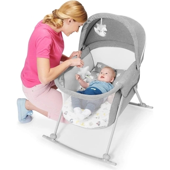 Люлька-гойдалка 3 в 1 Kinderkraft Lovi сіра (00-00158788) - Pampik - 11
