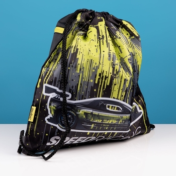 Сумка для взуття 1 Вересня SB-10 Speed Racing чорна (533494) - Pampik - 3