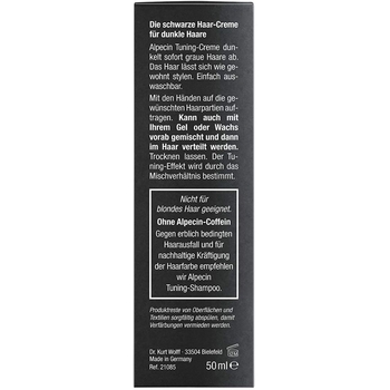 Крем тонуючий для волосся Alpecin Tuning Cream, проти первинної сивини, 50 мл - Pampik - 4