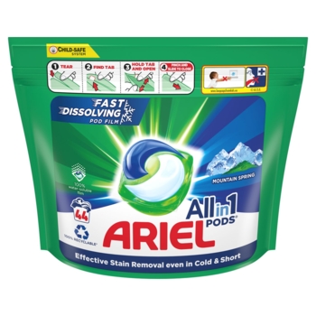 Капсулы для стирки Ariel Pods All-in-1 Горный источник, 44 шт. - Pampik - 2
