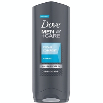 Гель для душу Dove Men+Care Чистота та Комфорт, 250 мл - Pampik