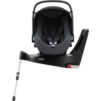 Автокресло Britax Romer Baby-Safe 3 i-Size Midnight Grey, с платформой Flex Base, серое (2000035083) - Pampik - 2