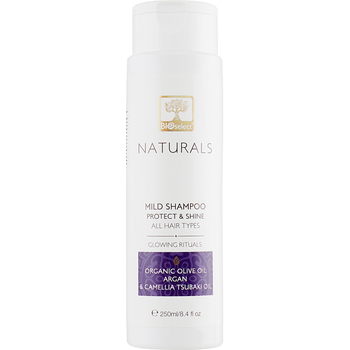 М'який шампунь BIOselect Naturals Mild Shampoo Protect & Shine 250 мл - Pampik