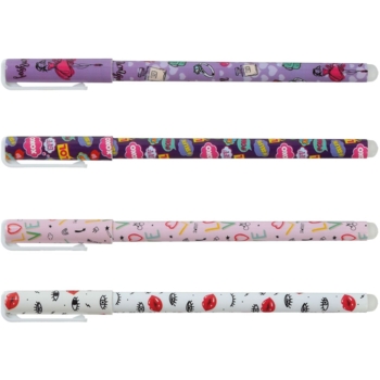 Ручка гелева ZiBi Пиши-стирай Kids Line 0.5 м в асортименті (ZB.2212-99) - Pampik - 3