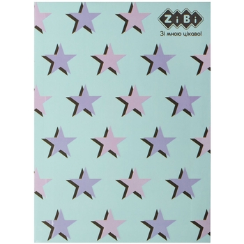 Блокнот ZiBi Pattern Kids Line А-5 у клітинку 64 аркуші синій (ZB.12767-02) - Pampik