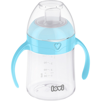 Кружка-непроливайка Lovi Моя перша кружка з носиком, 150 мл, блакитний (35/358) - Pampik