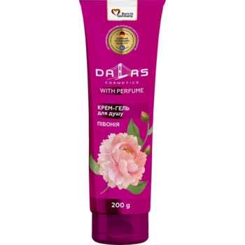 Крем-гель для душу Dalas Півонія, 200 мл - Pampik