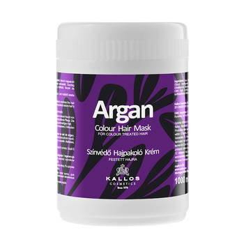 Маска для фарбованого волосся Kallos Cosmetics Argan, 1 л - Pampik
