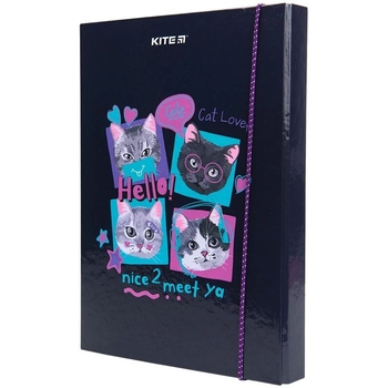 Папка для тетрадей Kite So Sweet на резинке В5 (K23-210-1) - Pampik