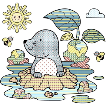 Водяні розмальовки Талант У садочку (8w-garden) - Pampik - 2