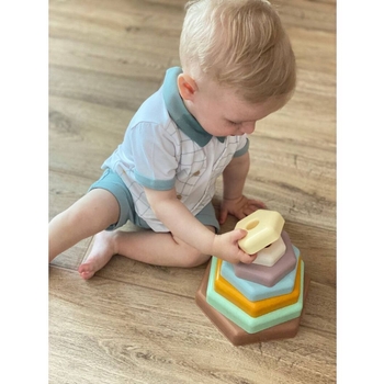 Іграшка розвиваюча Elfiki Пірамідка (39919) - Pampik - 6