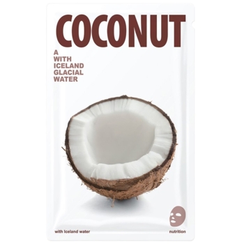 Тканевая маска для лица CNF The Iceland Кокос, 20 г - Pampik