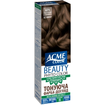 Гель-краска Acme Color Beauty Phyto Color тон 671 ореховый, 60 мл - Pampik