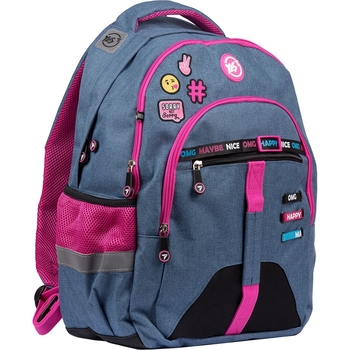 Рюкзак Yes S-64 Beauty, синий (554682) - Pampik - 2