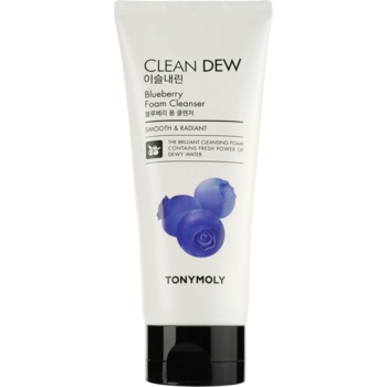 Пенка для умывания Tony Moly Clean Dew Blueberry Foam Cleanser Голубика 180 мл - Pampik