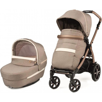 Коляска универсальная 2 в 1 Peg-Perego Book Mon Amour Rose Gold (PACK-BOOK210000001) - Pampik