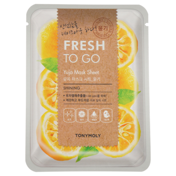 Маска тканевая для лица Tony Moly Fresh To Go Yuja 25 г - Pampik