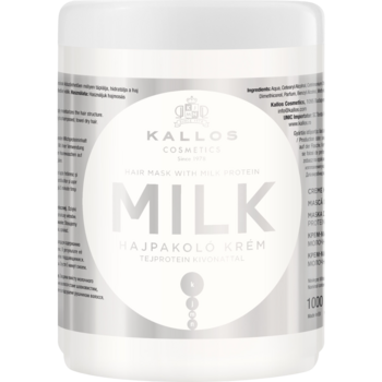 Маска для волос Kallos Cosmetics Milk увлажняющая с протеинами молока, 1 л - Pampik