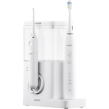 Іригатор стаціонарний Ardesto OI-R600WTB з електричною зубною щіткою білий - Pampik