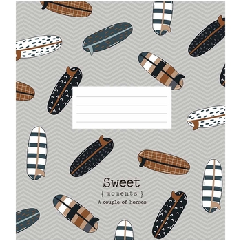 Зошит загальний Школярик Cool things, в лінійку, 36 арк, ВД-лак, 20 шт. (036-3219L) - Pampik - 4