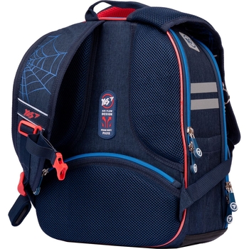 Рюкзак каркасний Yes H-100 Marvel.Spiderman, синий с серым (552139) - Pampik - 3
