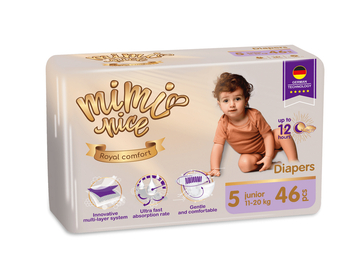 Підгузки Mimi Nice Royal comfort 5 (11-20 кг), 46 шт. - Pampik - 2