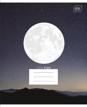 Набір учнівських зошитів Interdruk Premium Galaxy, клітинка, А5+, 48 аркушів, 4 шт. (339461-4) - Pampik - 4