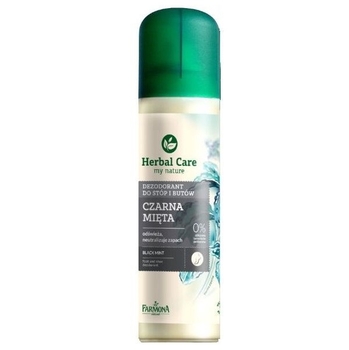 Дезодорант для ног и обуви Farmona Herbal Care Черная мята 150 мл - Pampik