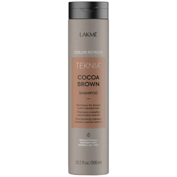 Шампунь для оновлення кольору коричневих відтінків волосся Lakme Teknia Color Refresh Cocoa Brown Shampoo 300 мл - Pampik