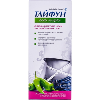 Крем для тіла Тайфун Антицелюлітний для проблемних зон 200 мл - Pampik - 3