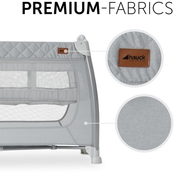 Дитячий манеж Hauck Play N Relax Quilted Grey, сірий (60011-5) - Pampik - 9