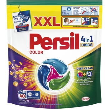 Диски для стирки Persil Deep Clean Color 4 in 1 Discs, 40 шт. - Pampik