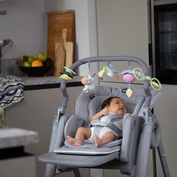 Стільчик для годування Chicco Polly Magic Relax New сіро-блакитний (79502.96) - Pampik - 10