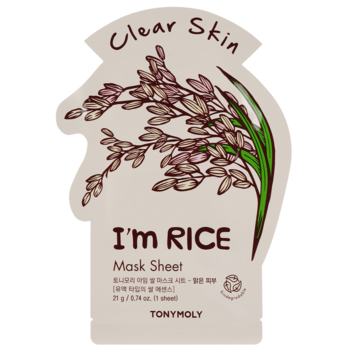 Маска тканевая для лица Tony Moly I'm Rice Mask Sheet Brightening Рис 21 мл - Pampik
