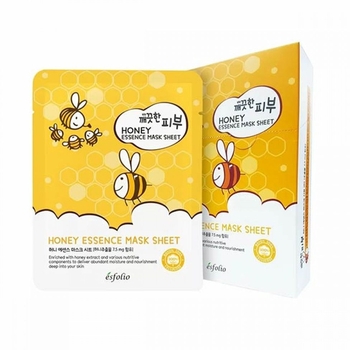 Тканинна маска для обличчя Esfolio Pure Skin,з медом, 25 мл - Pampik