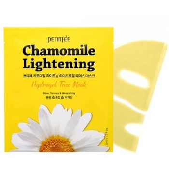 Гідрогелева маска для обличчя Petitfee Chamomile Lightening Hydrogel Face Mask Ромашка, 32 г, 1 шт. - Pampik - 2