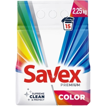 Стиральный порошок Savex Premium Color, 2.25 кг - Pampik