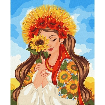 Набор для росписи по номерам Ідейка Солнечный луч, 40х50 см (KHO2640) - Pampik