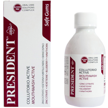 Ополіскувач для порожнини рота President Active, 200 мл - Pampik