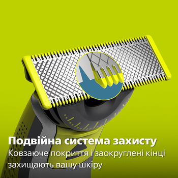 Електробритва для обличчя та тіла Philips OneBlade 360 (QP2834/20) - Pampik - 8