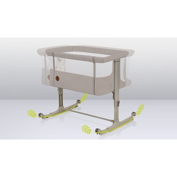 Ліжко 3-в-1 Lionelo Beige Sand, бежевий - Pampik - 9