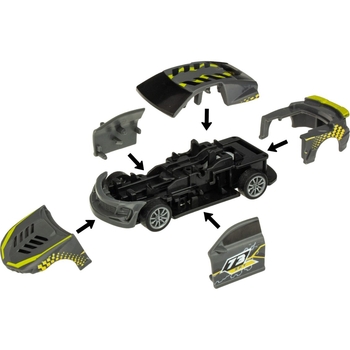 Инерционная машинка Crash'ems Крашмобиль 2 в 1 Sky (1300) - Pampik - 2