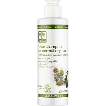 Шампунь BIOselect Olive Shampoo for Normal Dry Hair 200 мл - Pampik